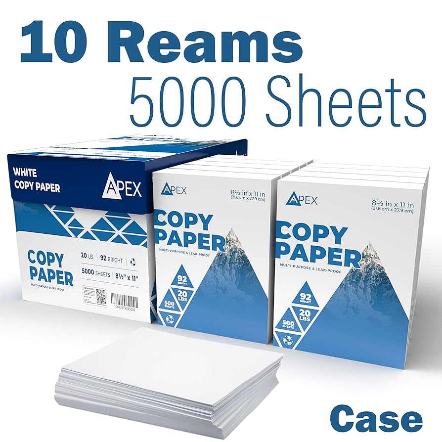 Amazon.com : Copy Paper, Printer Paper, 20lb Multipurpose